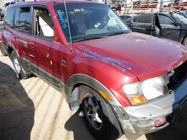 2001 Mitsubishi Montero Limited Burgundy 3.5L AT 4WD #214008